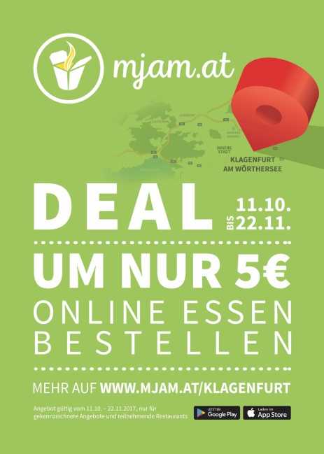 Mjam Deals in Klagenfurt